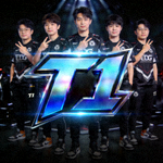 T1电竞战队Logo及队员合影